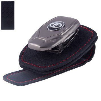 Тримач/затискач для окулярів шкіра. TOYOTA Glasses Holder TY фото