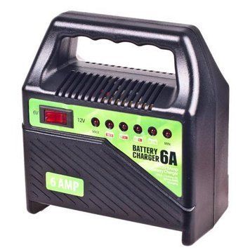 Зарядне устр-во PULSO BC-15860 6-12V/6A/15-80AHR/світлодіодн.індик. (BC-15860) BC-15860 фото