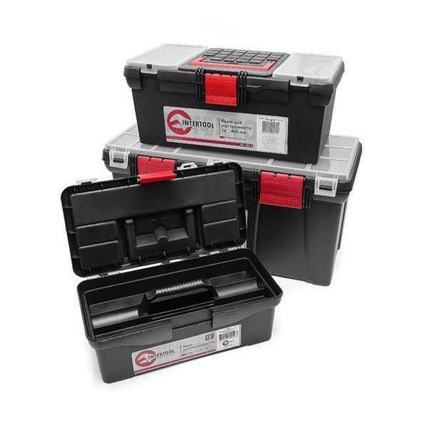 Комплект ящиков для инструментов, 3 шт INTERTOOL BX-0003 BX-0003 фото
