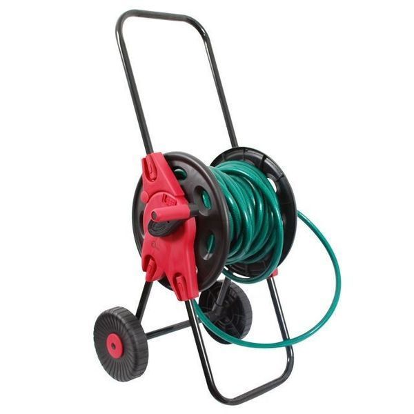 Котушка на колесах, для шланга 1/2" до 45 м, матеріали: PP, ABS, сталь INTERTOOL GE-3003 GE-3003 фото