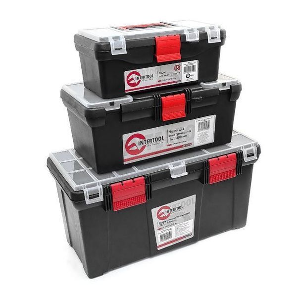 Комплект ящиков для инструментов, 3 шт INTERTOOL BX-0003 BX-0003 фото