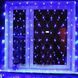 Гирлянда Новогодняя Сетка На Окно, 200 LED лампочек, 2x2 метра, Синяя RD71601 фото 1