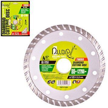 Alloid. Диск алмазний відрізний Turbo 125 мм (DS-7125T) DS-7125T фото