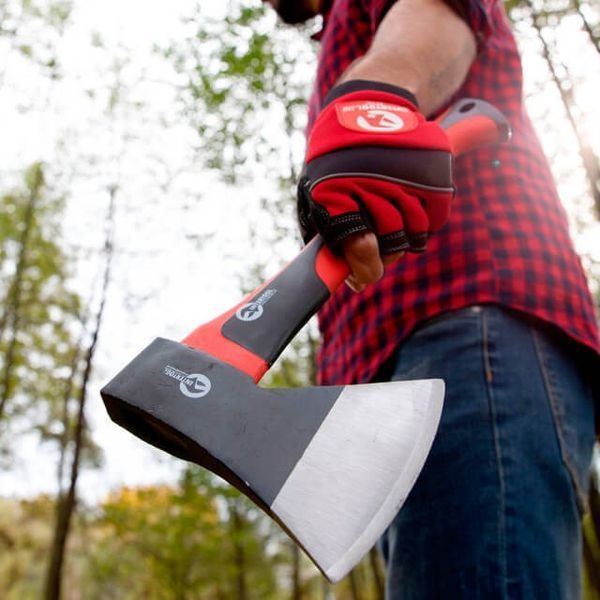 Сокира 600 г ручка з фібергласу INTERTOOL HT-0261 HT-0261 фото