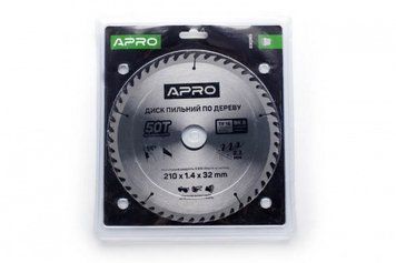 Диск пильный по дереву 210х32х50T APRO 830193 830193 фото