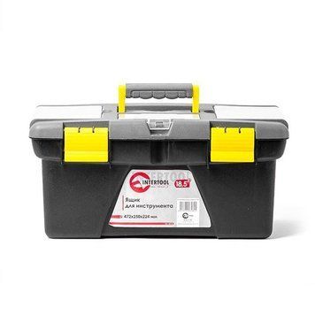 Ящик для інструменту 18.5" 472*250*224 мм INTERTOOL BX-0318 BX-0318 фото