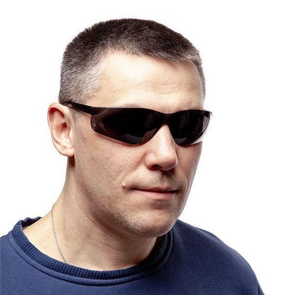 Окуляри захисні затемнені, матеріал лінз полікарбонат, матеріал завушників полікарбонат INTERTOOL SP-0088 SP-0088 фото