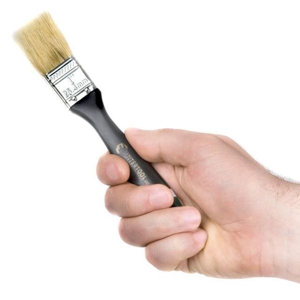 Кисть флейцевая с натуральным ворсом 1&rdquo; INTERTOOL KT-1325 KT-1325 фото