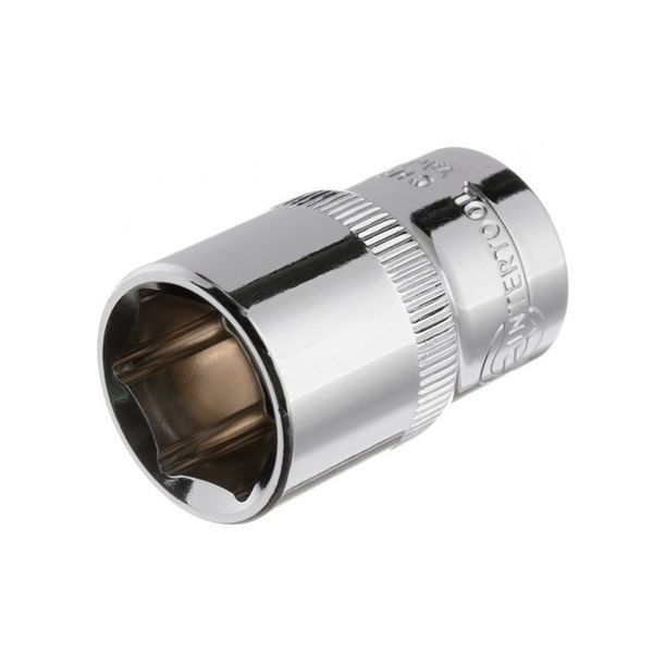 Головка шестигранная 1/2", 17x38 мм, хром-ванадий INTERTOOL ET-0017 ET-0017 фото