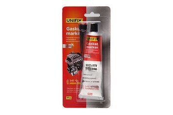 Герметик прокладок силиконовый высокотемпературный красный 85г UNIFIX 940013 940013 фото