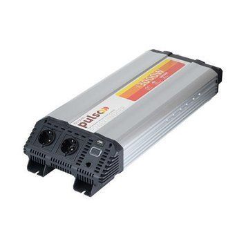 Перетворюва. напруги PULSO/ISU-3000/12V-220V/3000WLCD/USB-5VDC2.0A/син.хвиля/клемми ISU-3000 фото