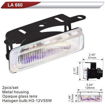 Фара дополнительная DLAA 660-RY/H3-12V-55W/128*37mm (LA 660-RY) LA 660-RY фото