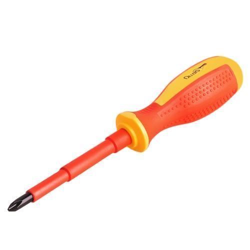 Alloid. Викрутка діелектрична 1000 В, VDE хрест PH2 6х100 мм (SD-06100) (SD-06100) SD-06100 фото