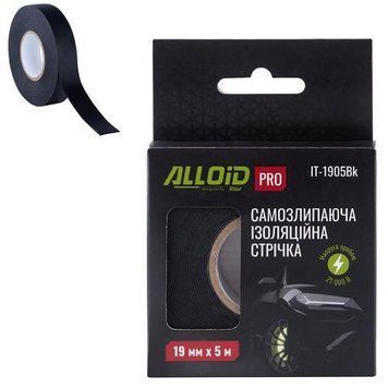 Alloid Pro. Лента изоляционная cамослипающаяся19мм х 5м IT-1905Bk фото
