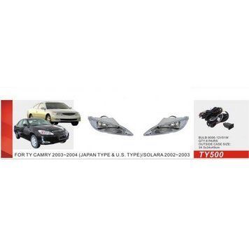 Фары доп.модель Toyota Camry 30 2002-04/TY-500W/JAPAN/эл.проводка (TY-500W) TY-500W фото