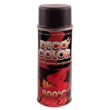 Deco Color Фарба аероз. 400ml/термостійка 300*С чорний 720309 фото