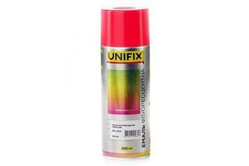 Эмаль акриловая флуоресцентная RAL 3024 Красный 400мл UNIFIX 941044 941044 фото