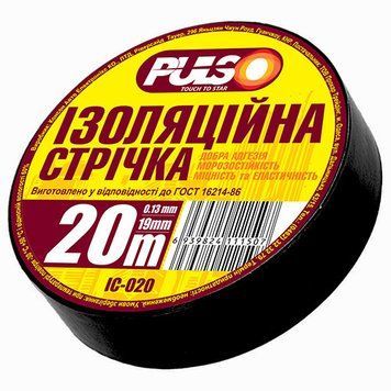 Изолента PULSO PVC 20м черная (ІС 20Ч) ІС 20Ч фото