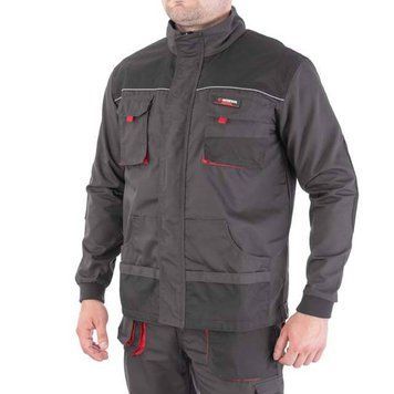 Куртка рабочая 80 % полиэстер, 20 % хлопок, плотность 260 г/м2, L INTERTOOL SP-3003 SP-3003 фото