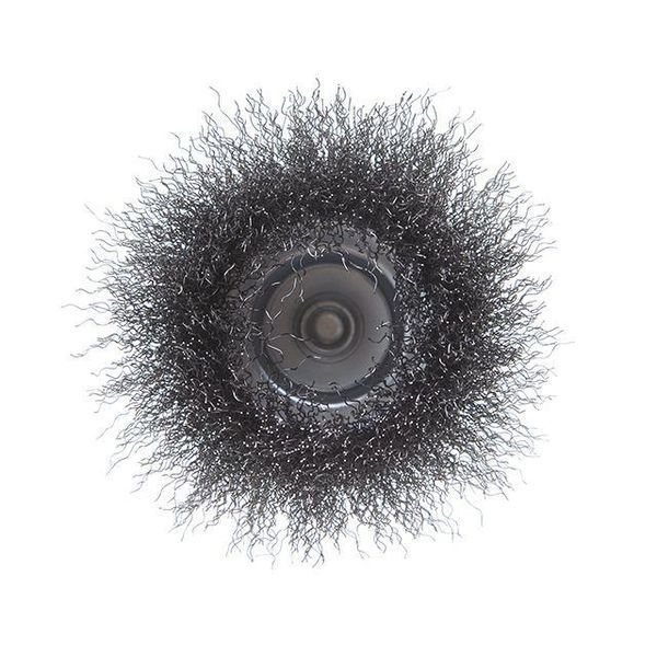 Щітка чашкова 100 мм для дриля, 1/4" (витий дріт) INTERTOOL BT-9100 BT-9100 фото