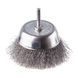 Щітка чашкова 100 мм для дриля, 1/4" (витий дріт) INTERTOOL BT-9100 BT-9100 фото 1