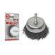 Щітка чашкова 100 мм для дриля, 1/4" (витий дріт) INTERTOOL BT-9100 BT-9100 фото 2