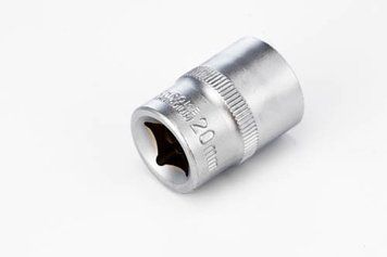 Насадка шестигранна CrV 1/2 20 мм СИЛА 252520 252520 фото
