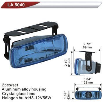 Фара дополнительная DLAA 5040-BL/H3-12V-55W/128*43mm (LA 5040-BL) LA 5040-BL фото