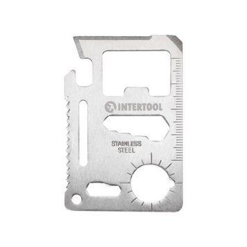 Карточка мультитул 11 в 1 INTERTOOL HT-0589 HT-0589 фото