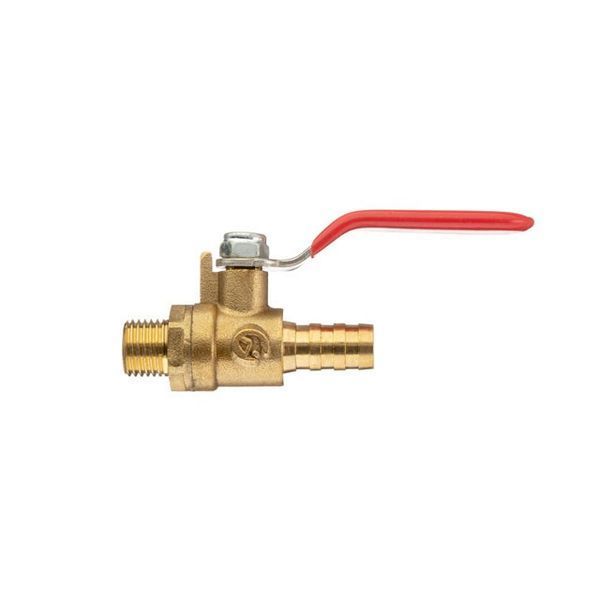 Кран шаровый воздушный, латунь, наружная резьба 1/4" на шланг 10мм, STORM INTERTOOL PT-1890 PT-1890 фото