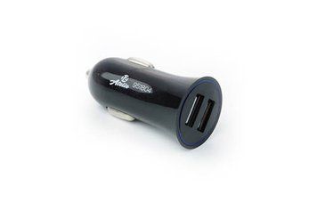 Автомобильное зарядное устройство 2 USB (12/24V - 5V 2,1A) черный 12 Atelie 951804 951804 фото