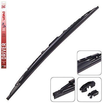 Щітки склоочисника каркасні зі спойлером VOIN 24"-600мм (TP605SWS-24") DRIVER (VD-24600) VD-24600 фото