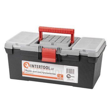 Ящик для инструментов, 16" 396*216*164 мм INTERTOOL BX-0016 BX-0016 фото