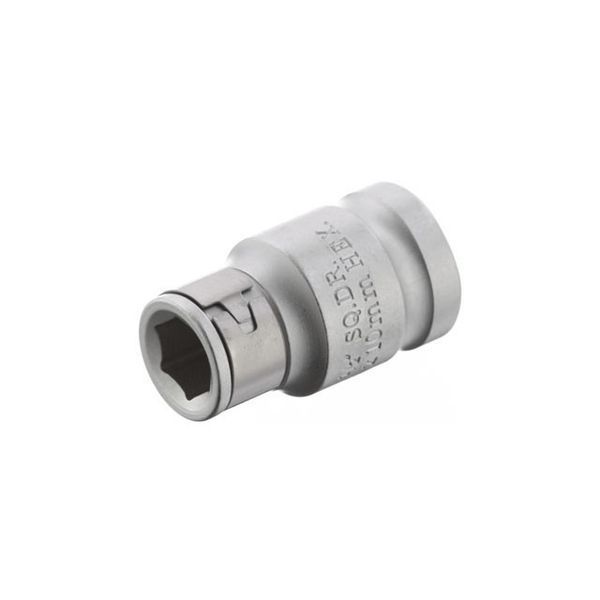Переходник квадрат 1/2"x шестигранник 10 мм, CrV INTERTOOL ET-1108 ET-1108 фото