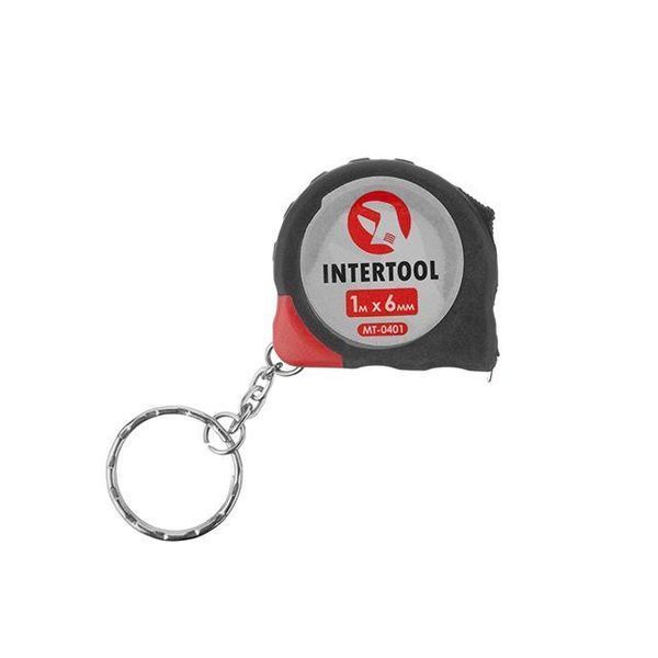 Рулетка с фиксатором 1м*6мм INTERTOOL MT-0401 MT-0401 фото