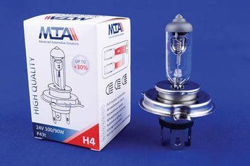 Лампа автомобильная H4 24V 100/90W P43T (ближняя/дальняя) MTA 84213 HBC1 84213 HBC1 фото