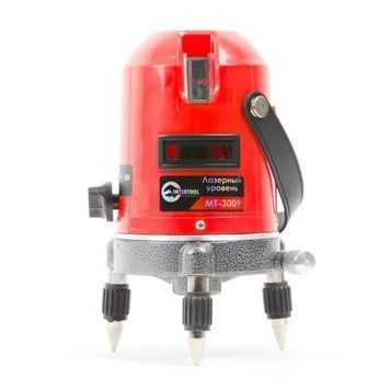 Уровень лазерный 2 лазерные головки. INTERTOOL MT-3009 MT-3009 фото