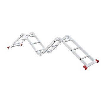 Драбина алюмінієва багатофункційна трансформер INTERTOOL LT-0030 LT-0030 фото