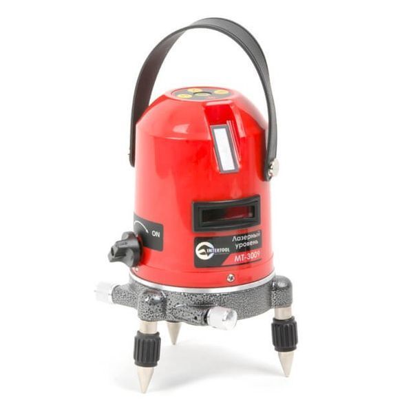 Уровень лазерный 2 лазерные головки. INTERTOOL MT-3009 MT-3009 фото