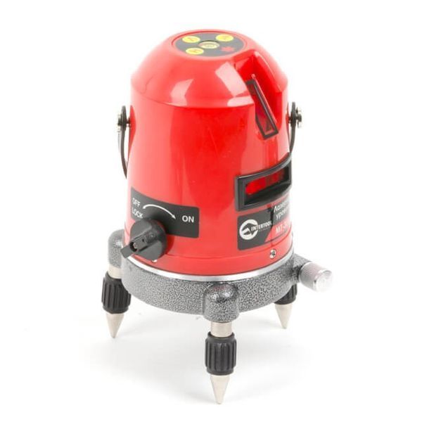 Уровень лазерный 2 лазерные головки. INTERTOOL MT-3009 MT-3009 фото
