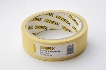 Стрічка клейка малярська 20 мм*20м MR-7030261 UNIFIX MR-7030261 MR-7030261 фото