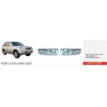 Фары доп.модель Lexus LX 470 1998-07/LX1471-LED/H3-12V55W/PY21W LX-1471-LED фото