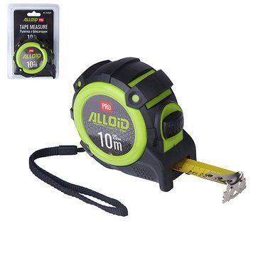 Alloid Pro. Рулетка з автостопом 10 м/25 мм, MT-741025 MT-741025 фото