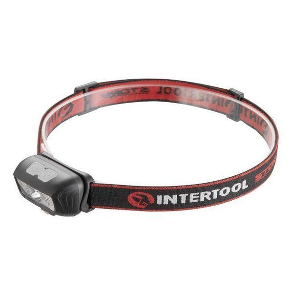 Ліхтар налобний акумуляторний XPE+2SMD+2RED SMD, 6 режимів роботи, сенсор, STORM INTERTOOL LB-0310 LB-0310 фото