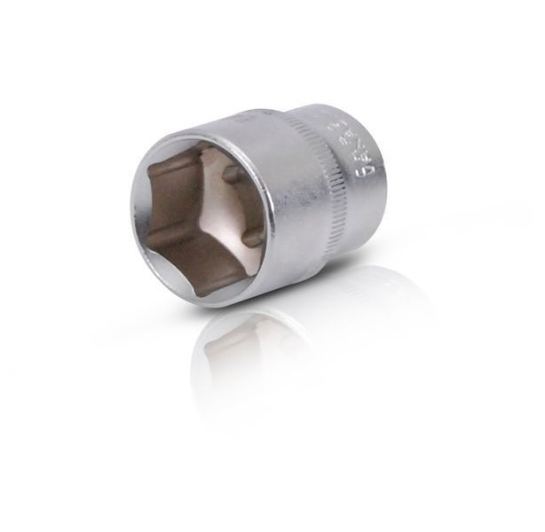 Головка шестигранна 1/2", 27 ммx42 мм Cr-V ET-0027 фото
