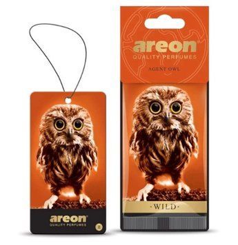 Ароматизатор Wild картонная подвеска Агент Сова (Agent Owl) Areon 085259 085259 фото