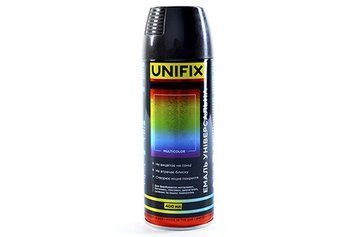 Эмаль универсальная акриловая RAL9005 черный глянец 400мл UNIFIX 951012 951012 фото