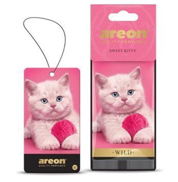 Ароматизатор Wild картонна підвіска Кошеня (Sweet Kitty) Areon 085257 085257 фото