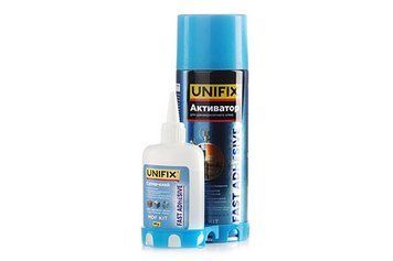 Клей с активатором для МДФ и дерева 400мл+100г UNIFIX 940034 940034 фото
