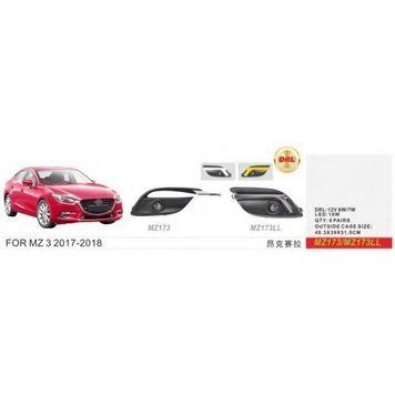 Фари дод.модель Mazda 3 2016-19/MZ-173/H11-12V55W/ел.дріб MZ-173 фото
